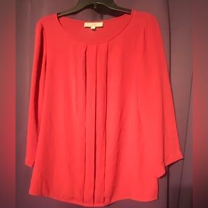 Loft pink blouse